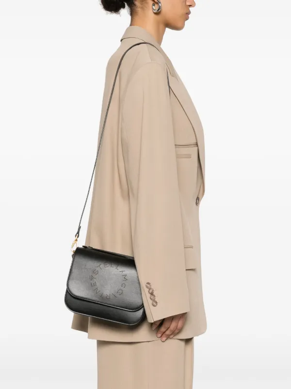 Stella McCartney Perforated Logo Alter Napa Crossbody Bag