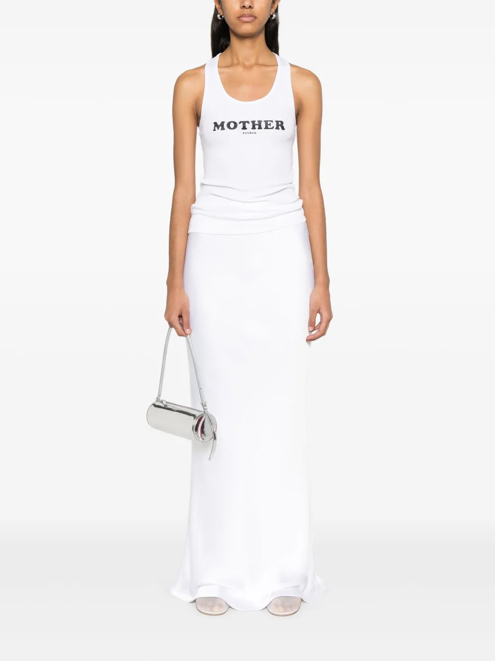 Stella McCartney Tanktop met tekst - Wit