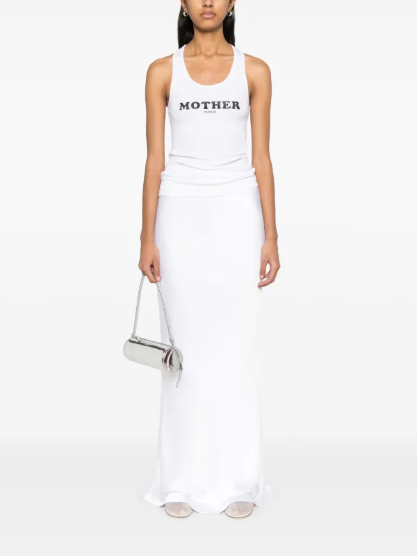 Stella McCartney slogan-print Tank Top | White | FARFETCH