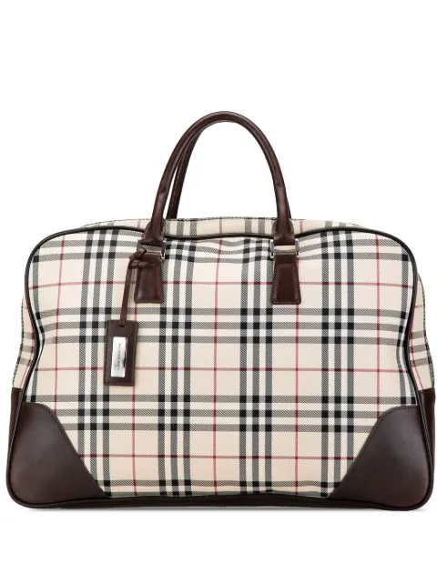 Burberry Pre-Owned 2000-2017 House Check Canvas business bag