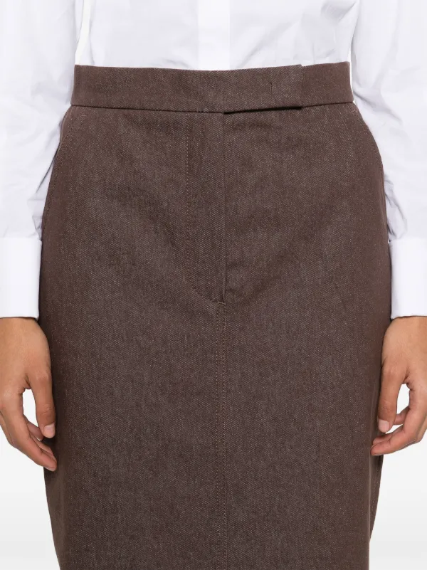 スカート MAX MARA Women Mid Skirts PIANOSACO 002 BROWN Max Mara Pianosa Midi Skirt | Brown | FARFETCH