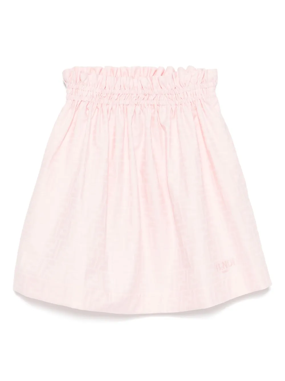 Fendi Kids Rok met FF-jacquard Roze