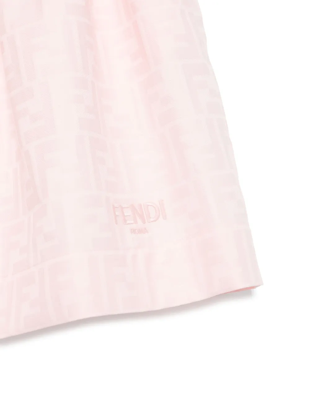 Fendi Kids Rok met FF-jacquard Roze