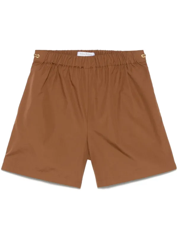 ショートパンツ MAX MARA 'Quebec' bermuda shorts Brown Max Mara Quebec Shorts | Brown | FARFETCH