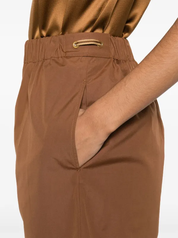 Max Mara Haway Shorts | Brown | FARFETCH