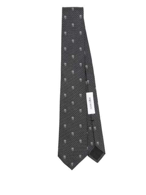 Alexander McQueen skull tie