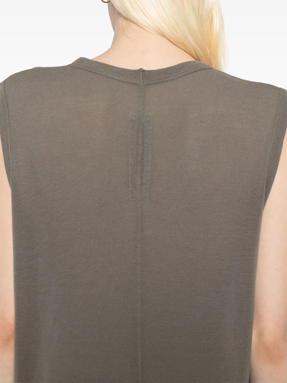 Rick Owens Hemd met V-hals Grijs