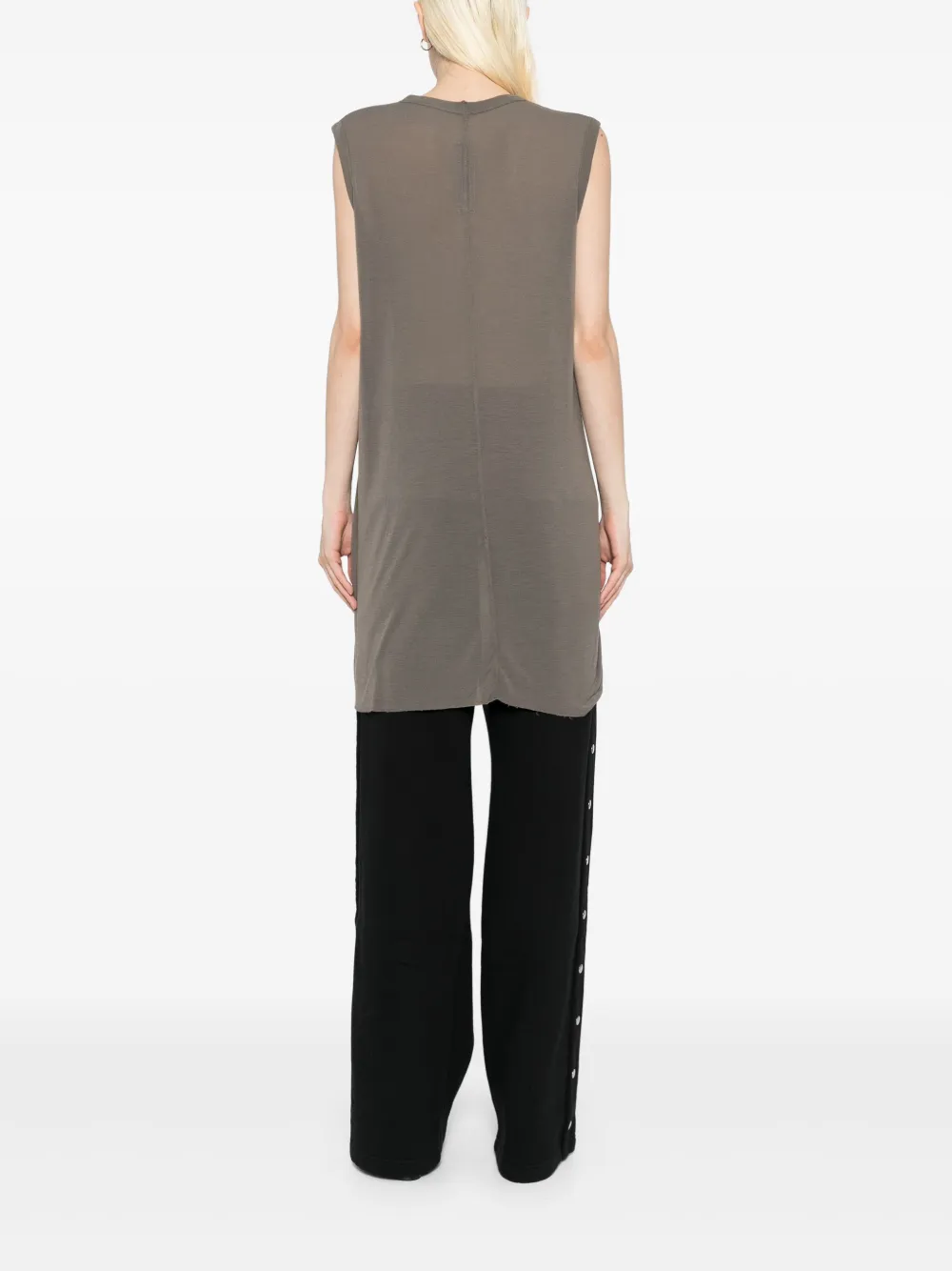 Rick Owens Hemd met V-hals Grijs