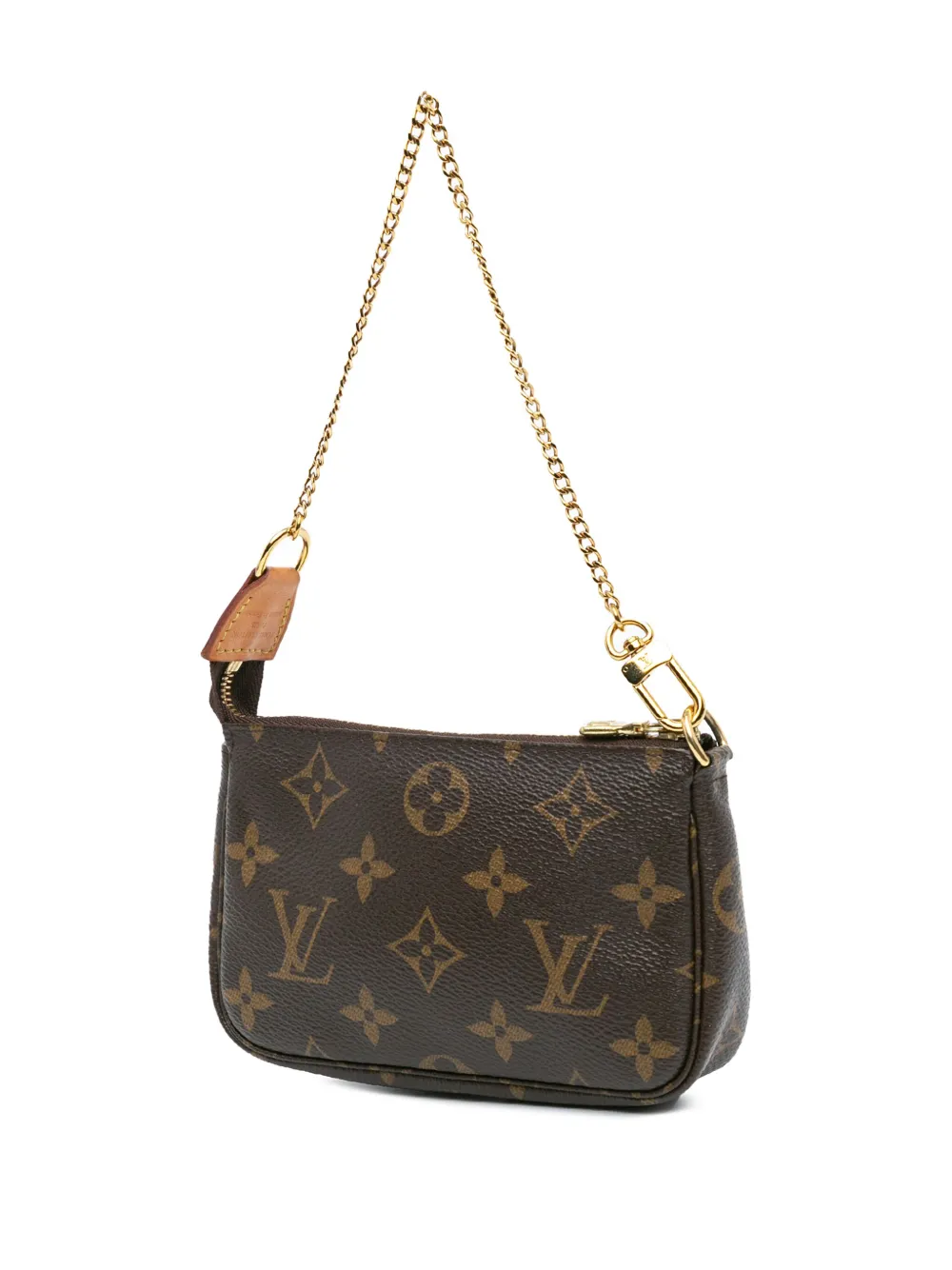 Louis Vuitton Pre-Owned 2021 Monogram Mini Pochette Accessoires handtas - Bruin