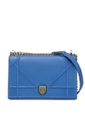 Christian Dior Pre-Owned 2016 Medium Grained Calfskin Diorama Flap crossbody bag - Blue