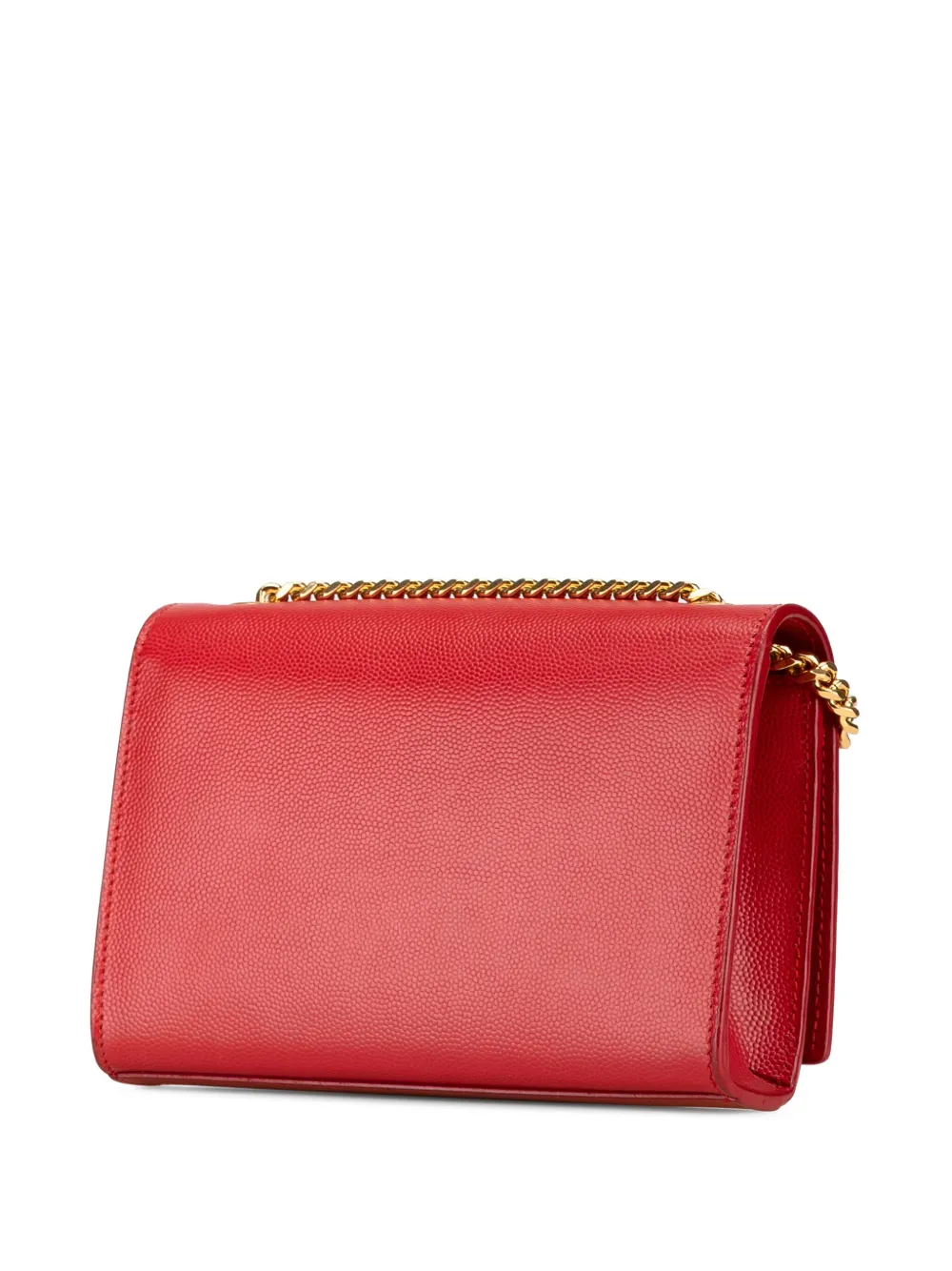 Saint Laurent Pre-Owned 2013-2024 kleine Grain de Poudre Kate crossbodytas - Rood