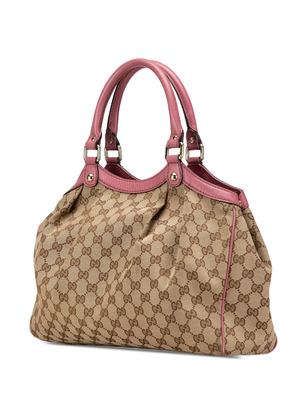 Gucci Pre-Owned 2000-2015 GG canvas Sukey shopper - Bruin