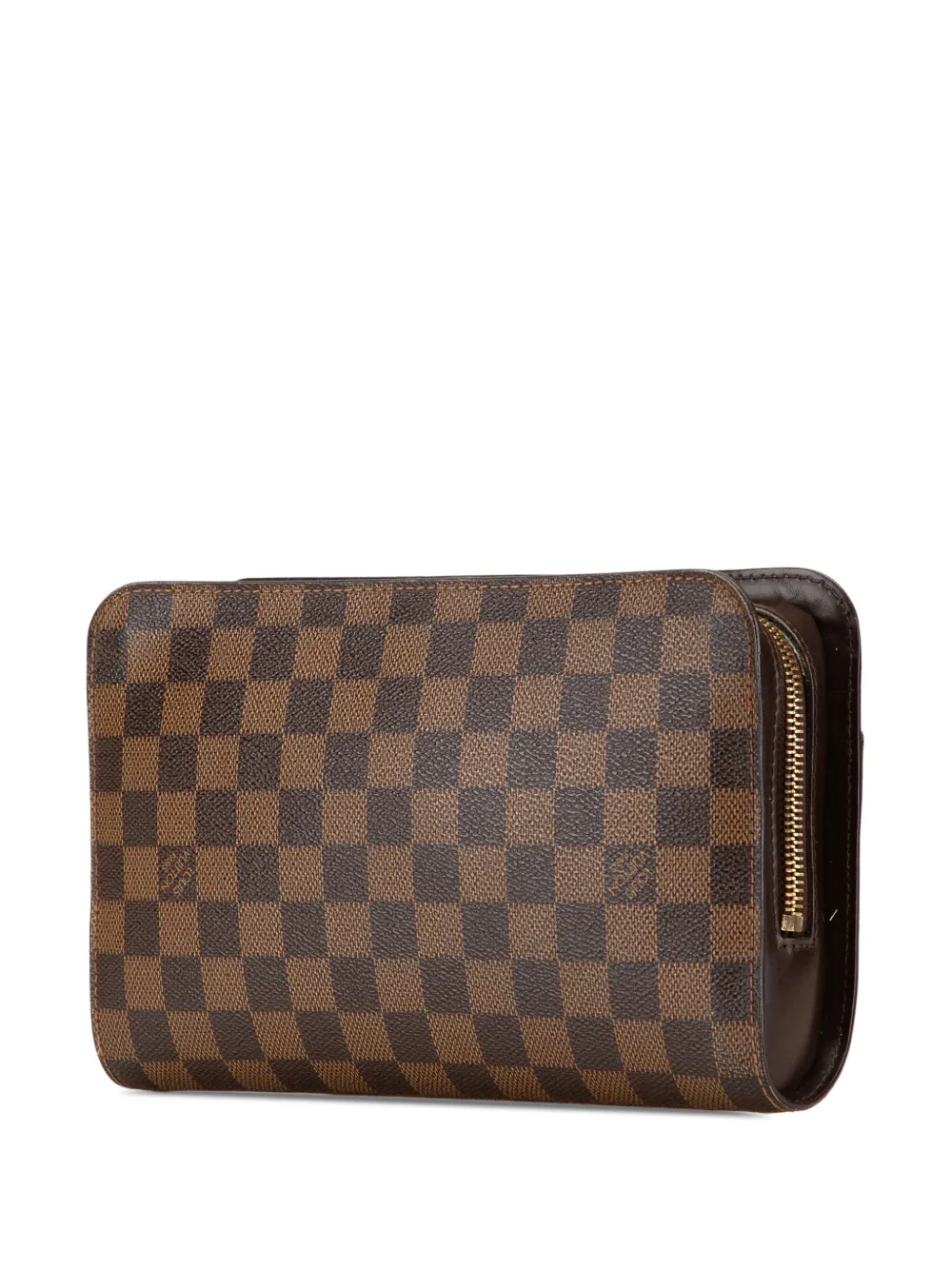 Louis Vuitton Pre-Owned 2004 Damier Ebene Saint Louis Pochette clutch - Bruin