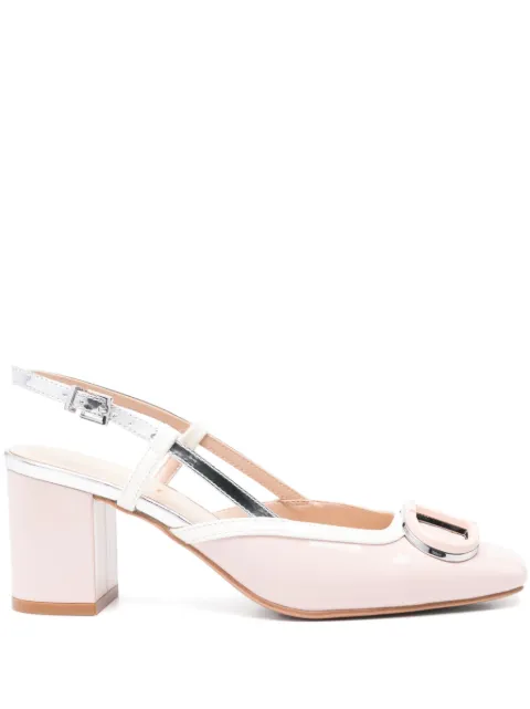 TWINSET zapatillas con tira trasera y tacón de 70mm