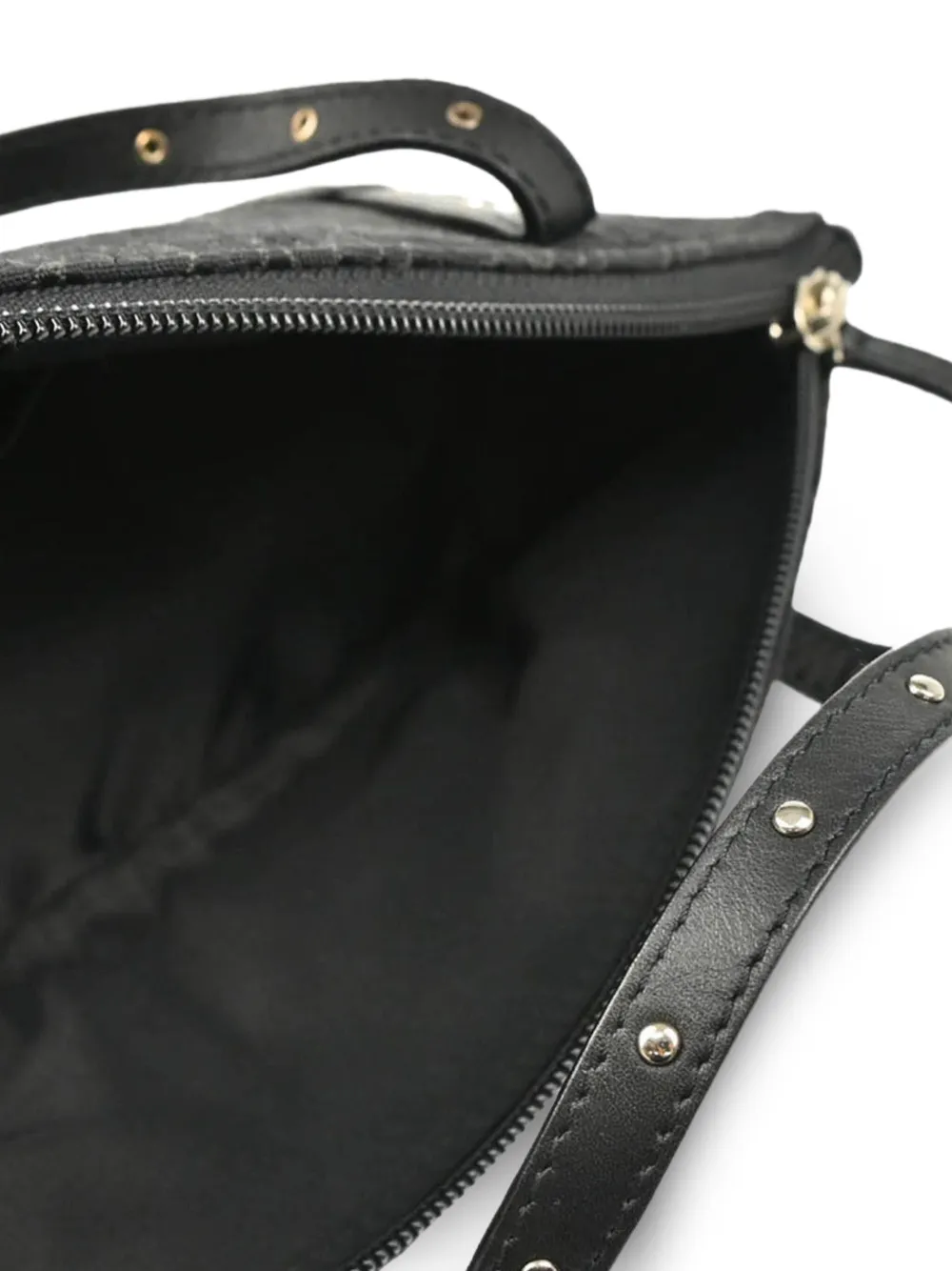 Pre-owned Dior 2003 Street Chic Trotter Tote Bag In 黑色