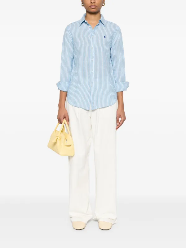 Polo Ralph Lauren ストライプ シャツ | ブルー | FARFETCH JP