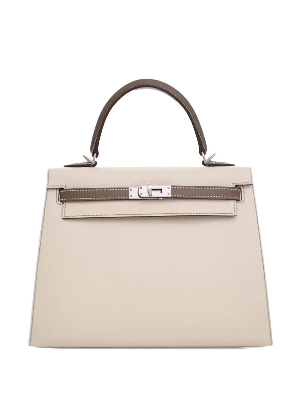 Hermès Pre-Owned 2021 スペシャルオーダー バイカラー エプソン ケリー II セリエ 25 サッチェルバッグ - Hermès Pre-Owned 2021 スペシャルオーダー バイカラー エプソン ケリー II セリエ 25 サッチェルバッグ -