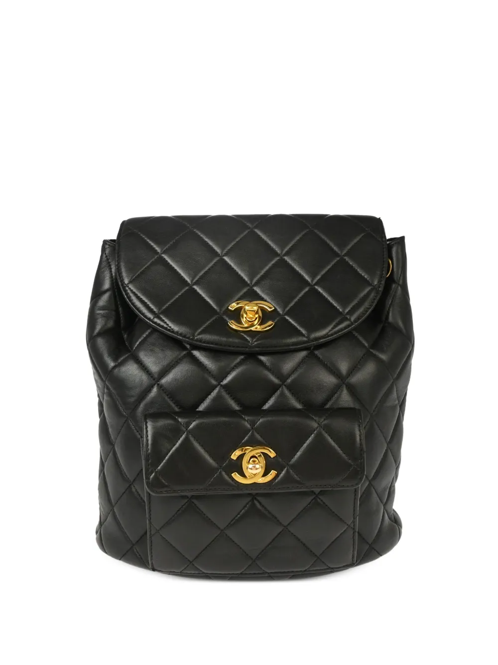 CHANEL Pre-Owned 1990-2000s デュマ バックパック - ブラック CHANEL Pre-Owned 1990-2000s デュマ バックパック - ブラック