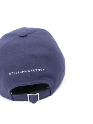 ハット STELLA McCARTNEY Blu Cotton Baseball Cap Hats and Scarves