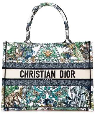 エレガントな蝶柄♡【 Dior 】BOOK TOTE BAG カラフルで繊細な蝶が素敵♡】DIOR BOOK TOTE スモール