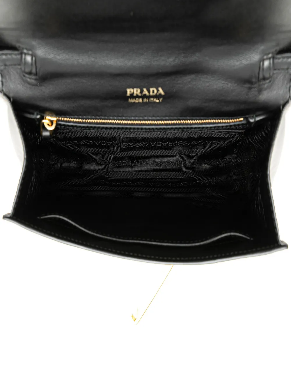Pre-owned Prada 2000-2024 Tricolor City Calf Ribbon Bag Crossbody Bag In Grey