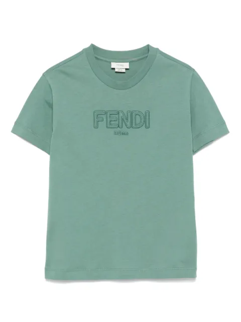 Fendi Kids playera de jersey
