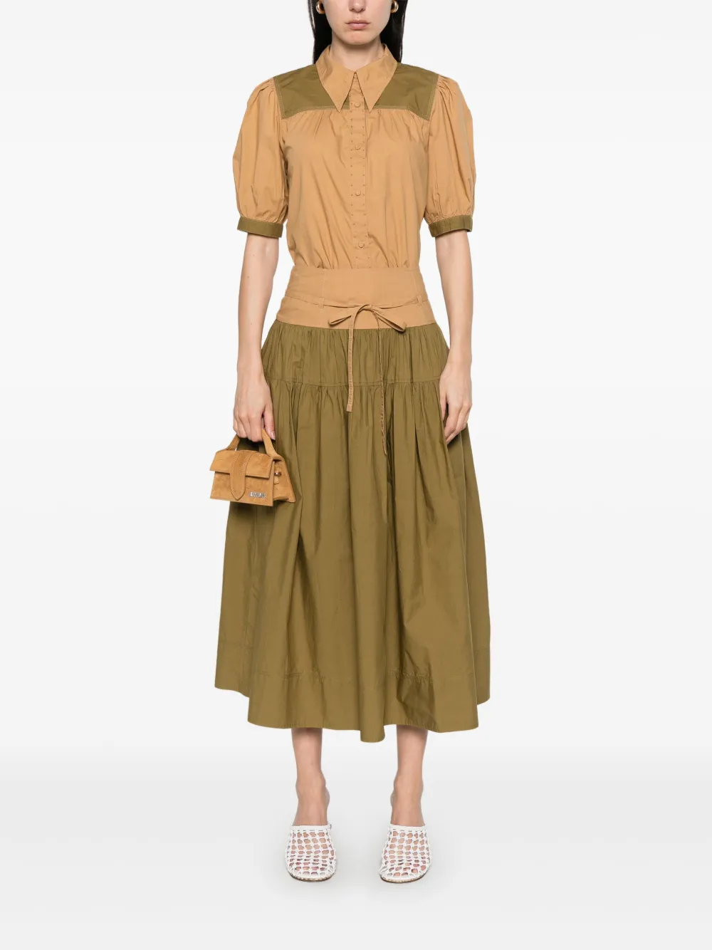 ullajohnson Ulla Johnson Angeline midi-rok - Groen