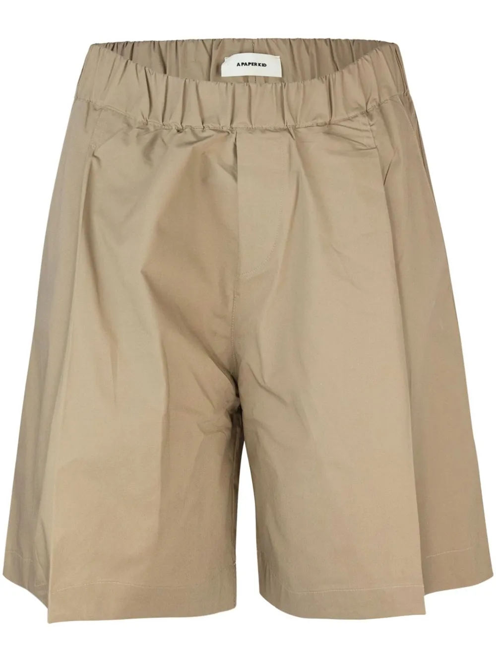 A Paper Kid poplin shorts | Brown | Image 1