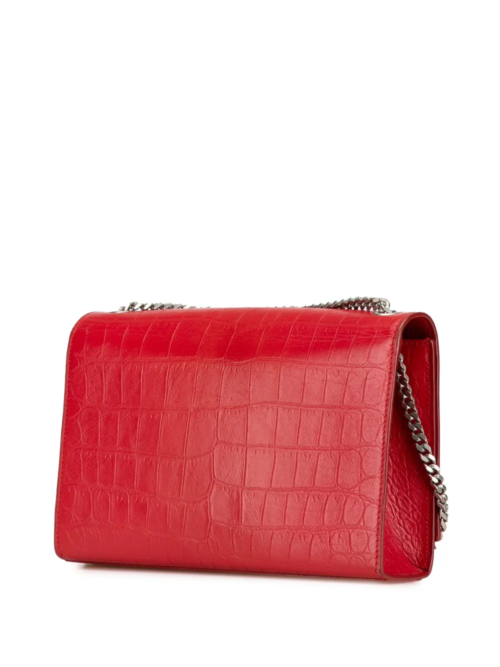 Saint Laurent Pre-Owned 2000-2024 medium Kate crossbodytas met kwastje en reliëf - Rood