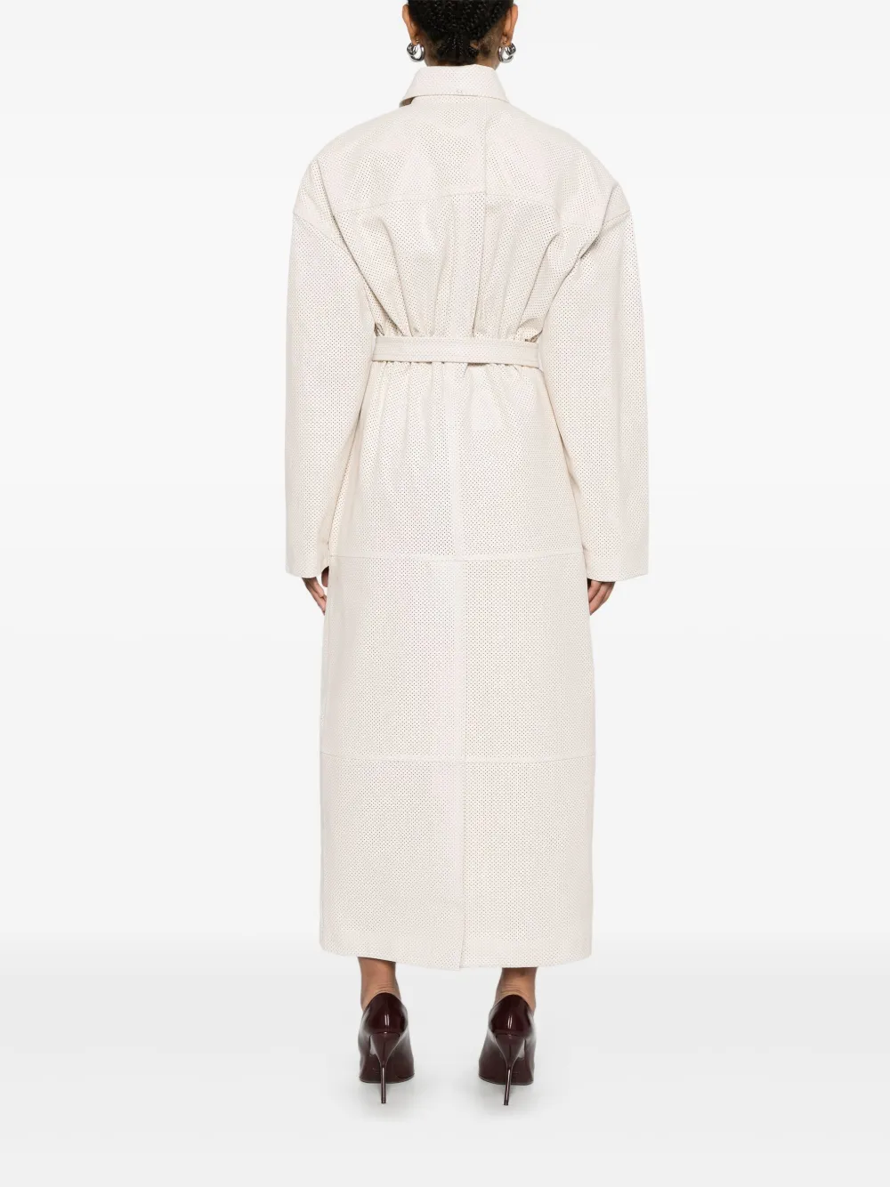 SPORTMAX PERFORATED COAT
