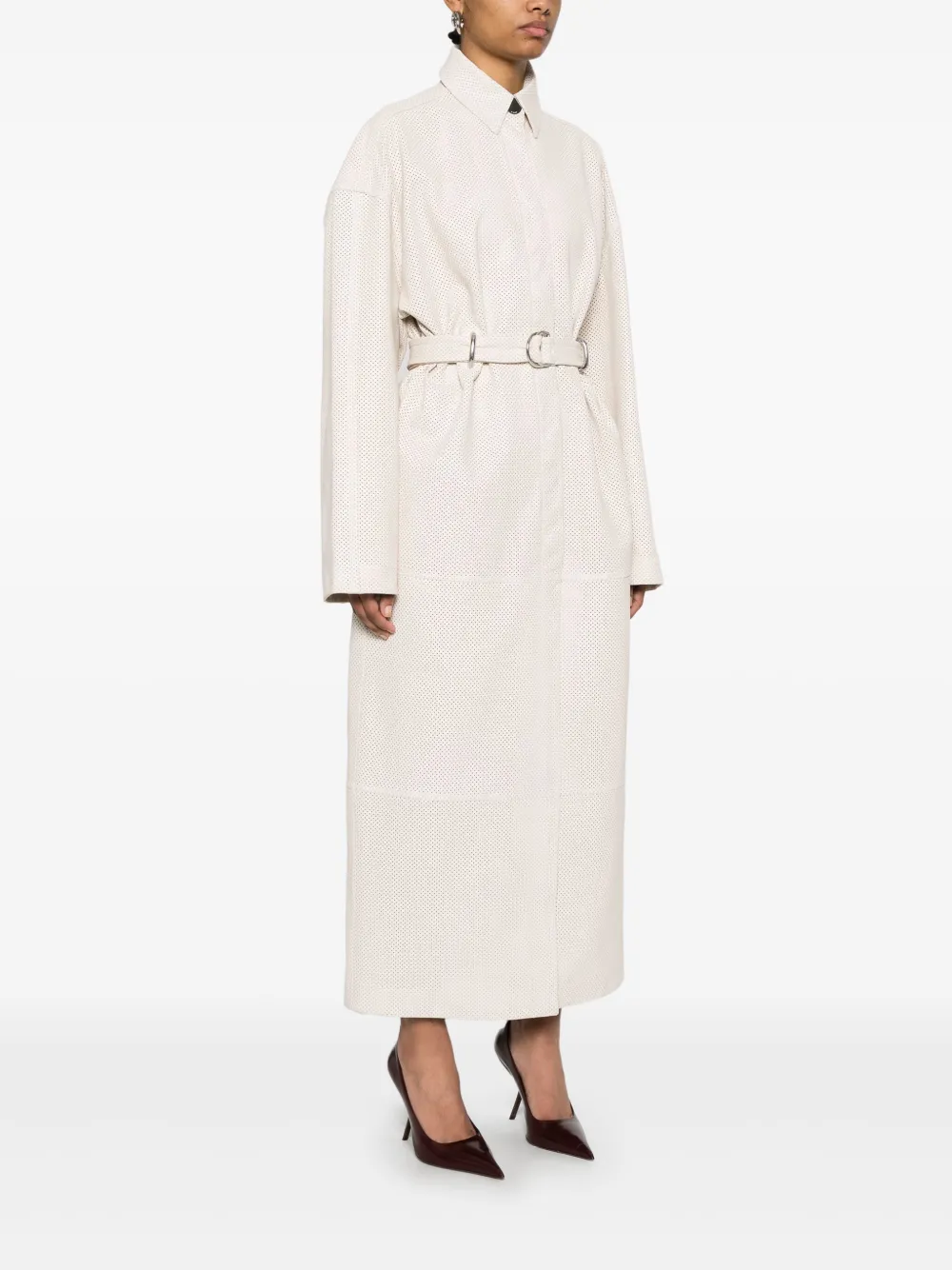 SPORTMAX PERFORATED COAT