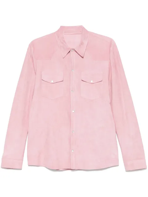 Salvatore Santoro leather overshirt
