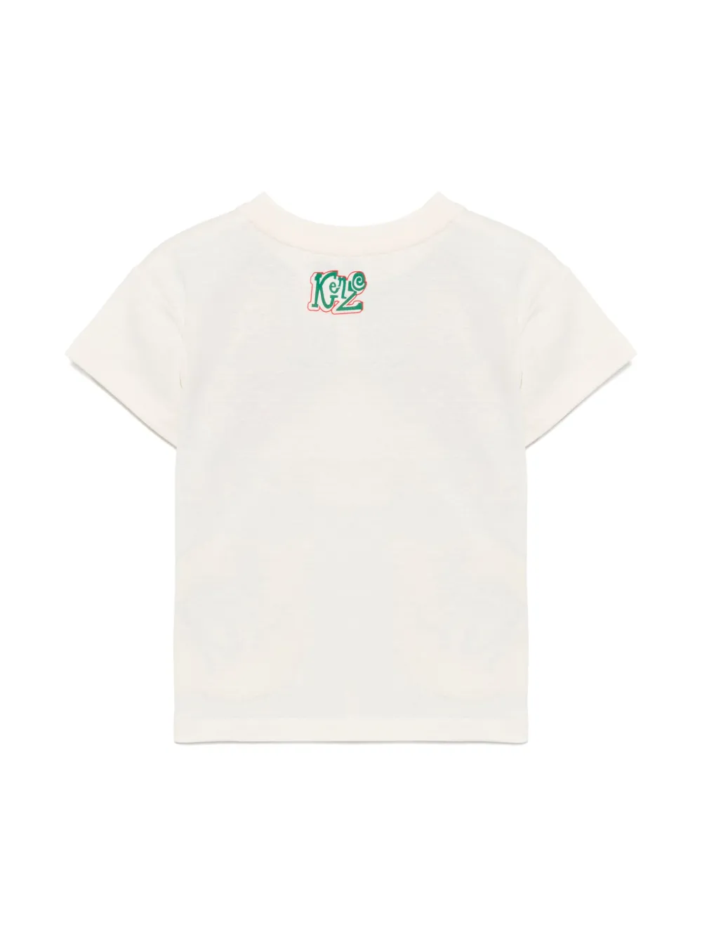 Kenzo Kids T-shirt met grafische print - Geel