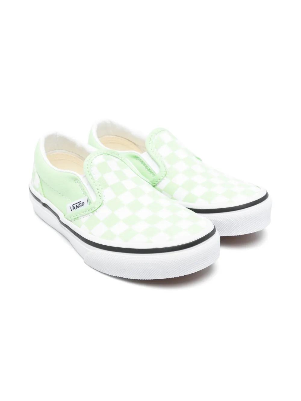 Vans Kids Checkerboard sneakers Green