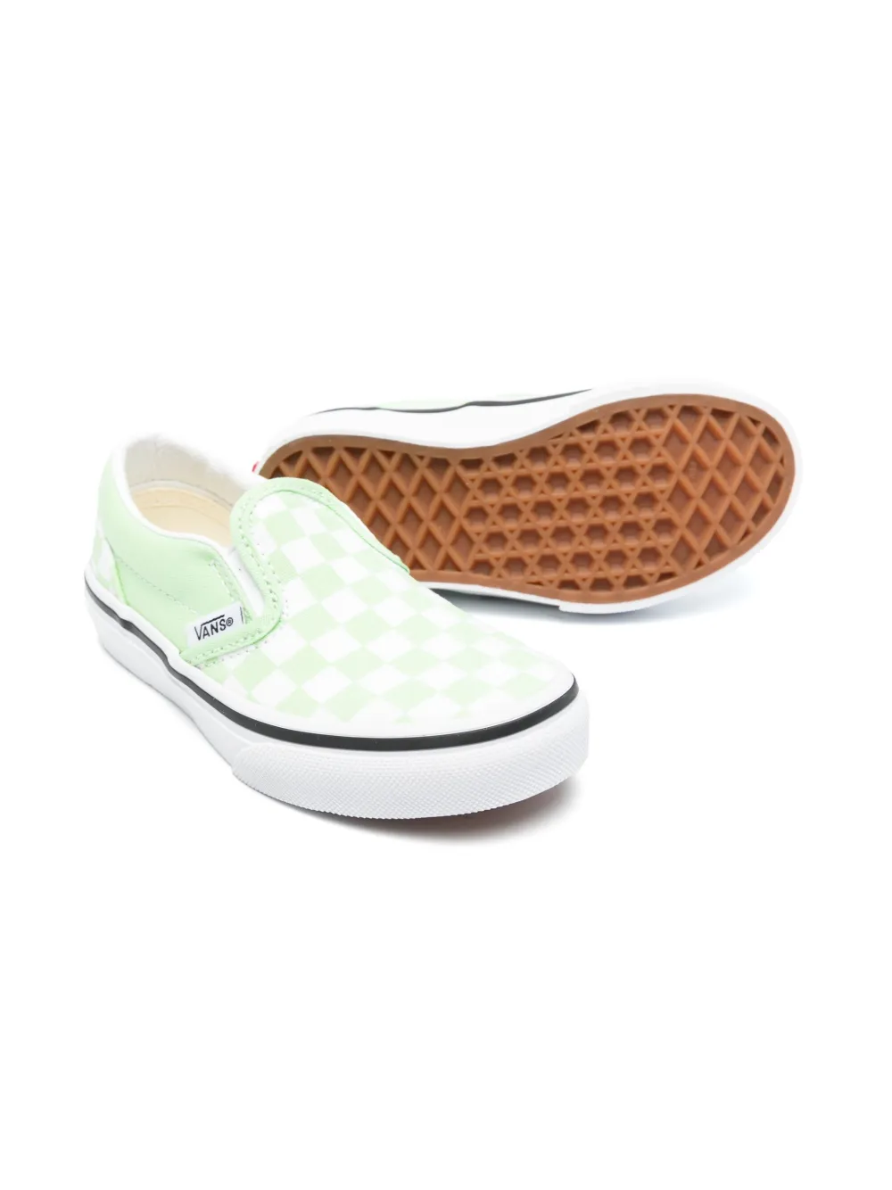 Vans Kids Checkerboard sneakers Green