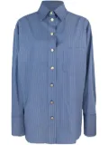 A Paper Kid striped shirt - Blue