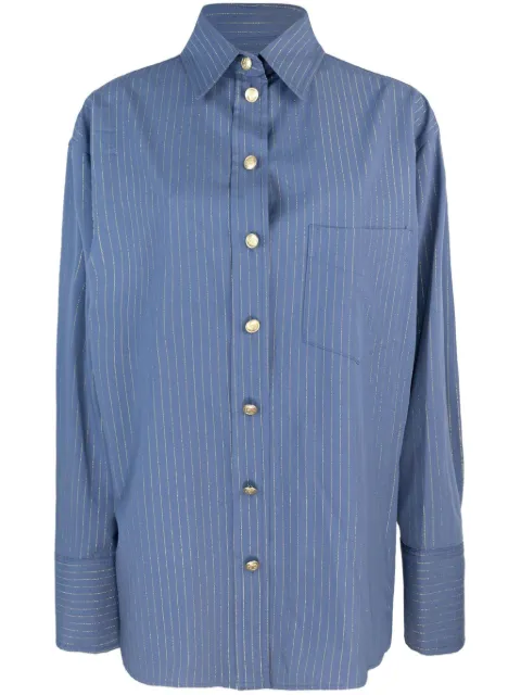 A Paper Kid camisa con rayas estampadas