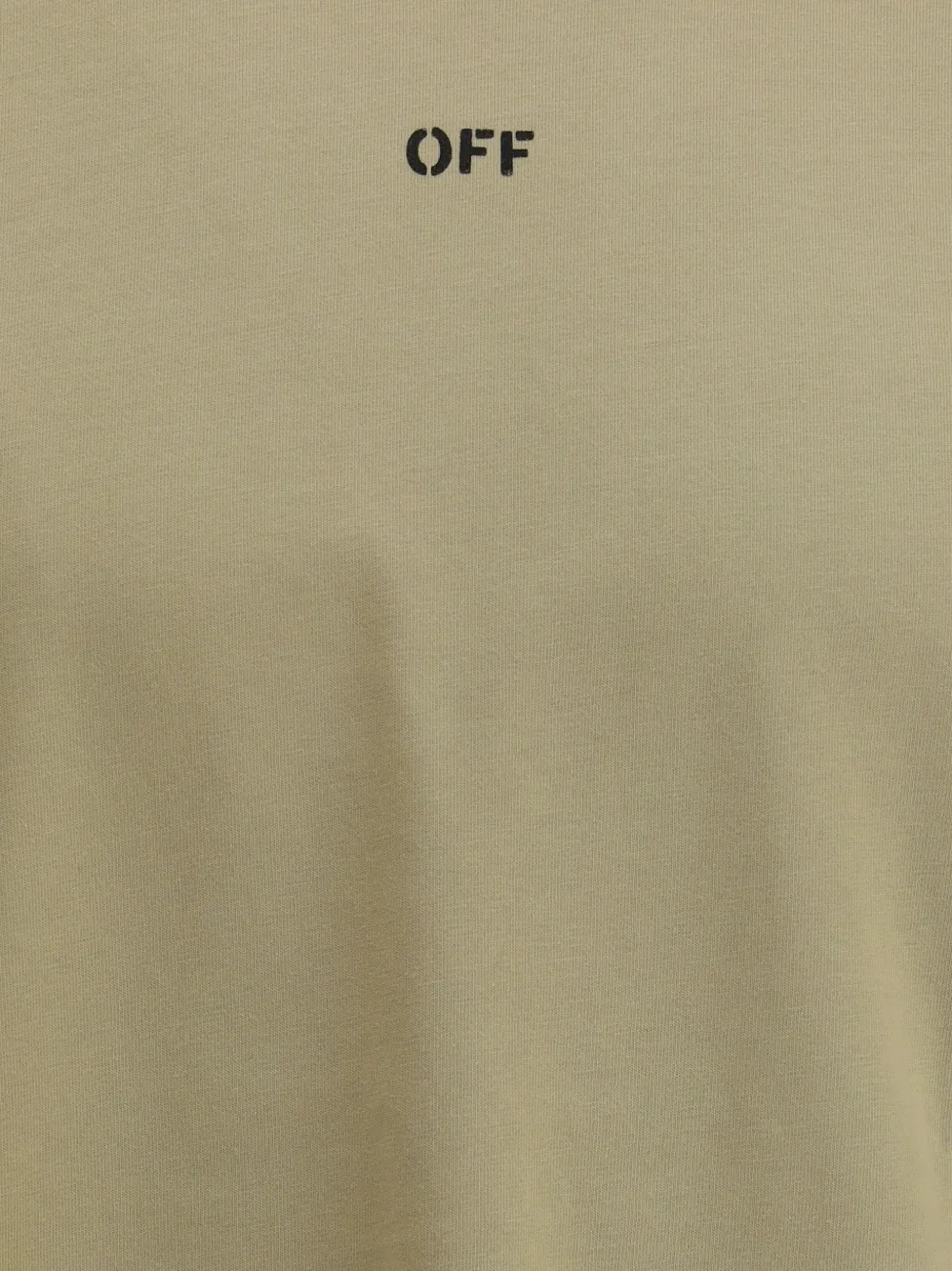 Off-White Croco Arrow T-shirt Beige