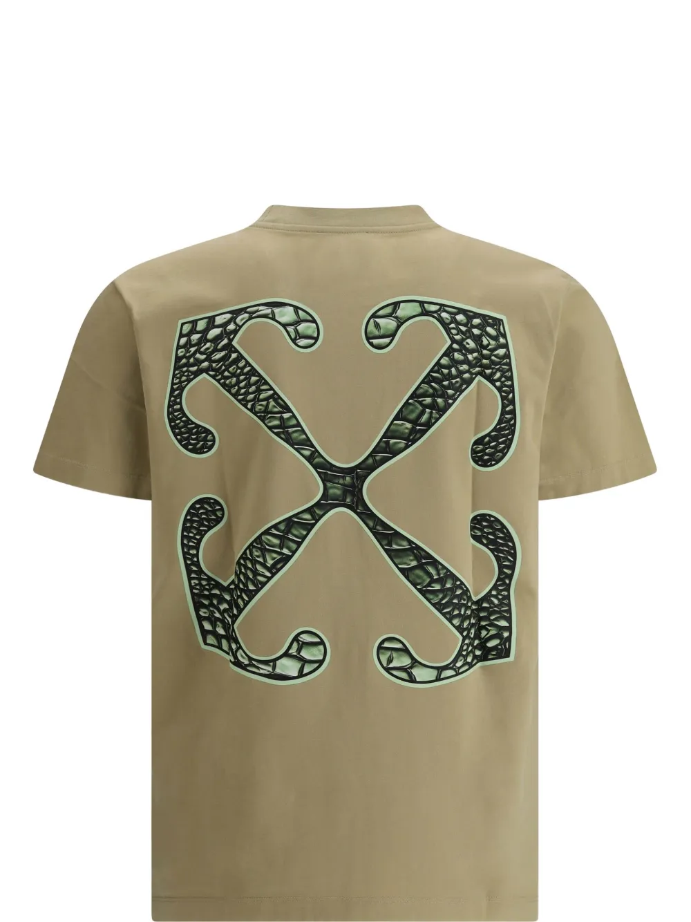 Off-White Croco Arrow T-shirt - Beige