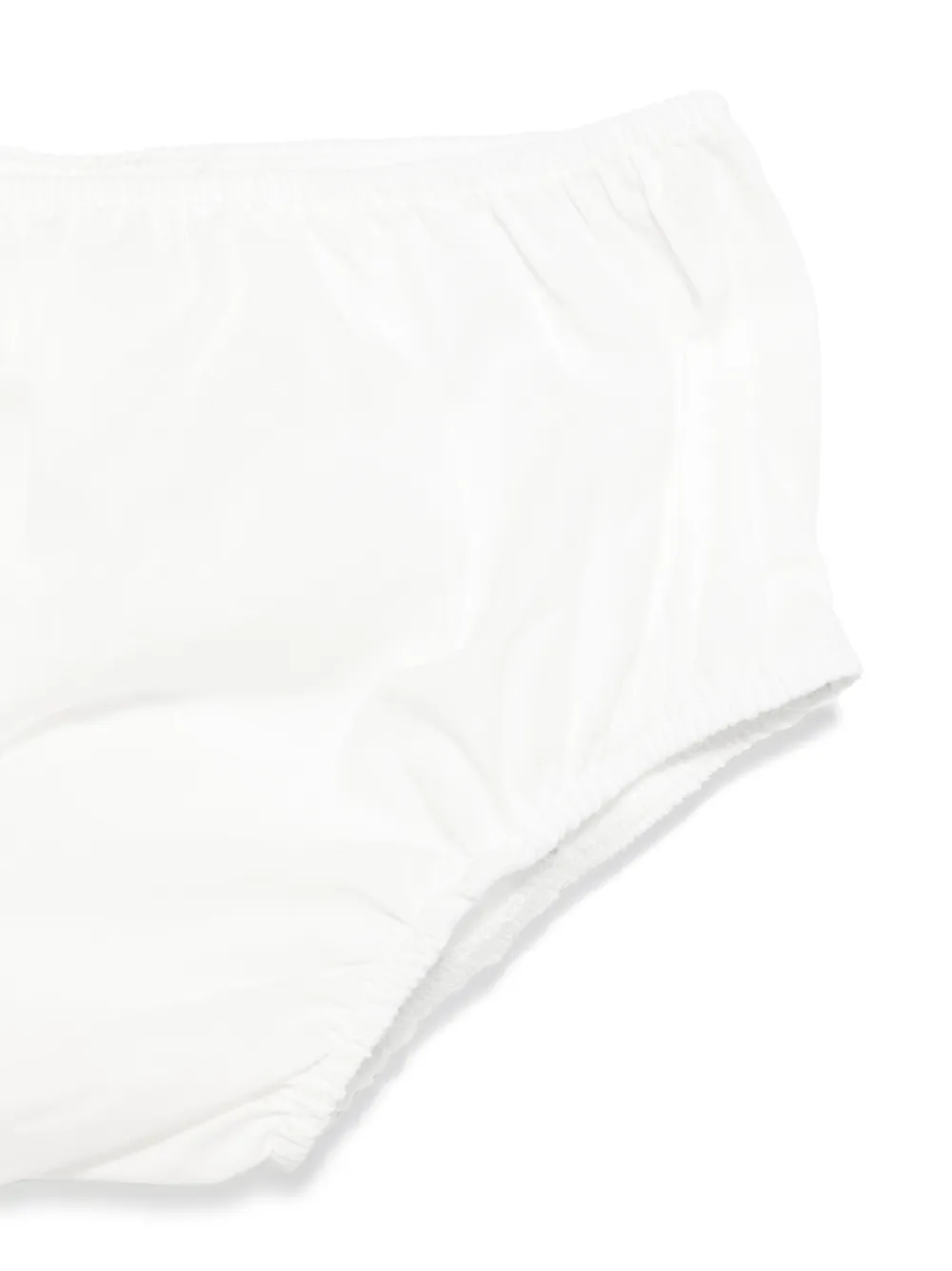 TEDDY & MINOU Jurk met gebreid detail Wit
