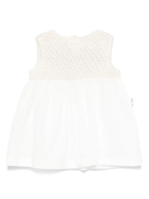 TEDDY & MINOU pointelle knit-detail dress