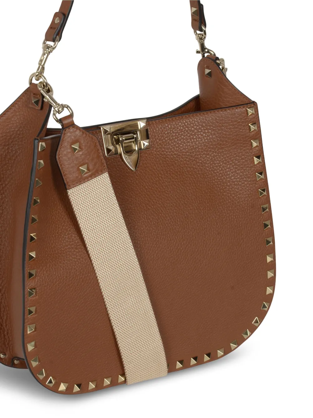 Valentino Garavani Rockstud schoudertas Bruin