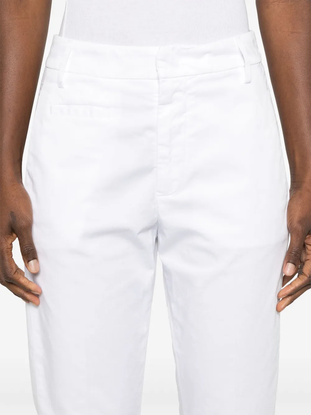 DONDUP Ariel broek Wit