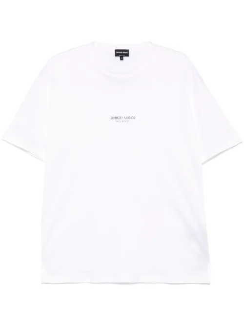 T-shirt à logo imprimé - Giorgio Armani - Modalova