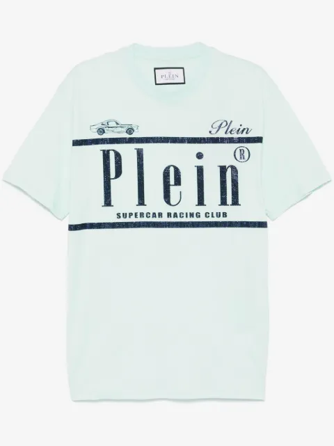 Philipp Plein rhinestone-logo T-shirt