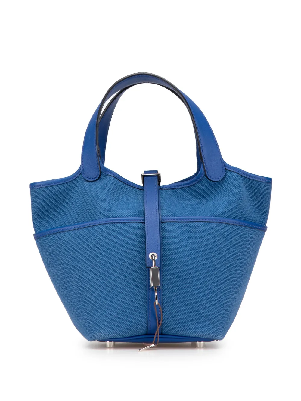 Hermès Pre-Owned bolsa de mano Toile Goeland Swift Cargo Picotin Lock 18 2022 | azul | Image 1
