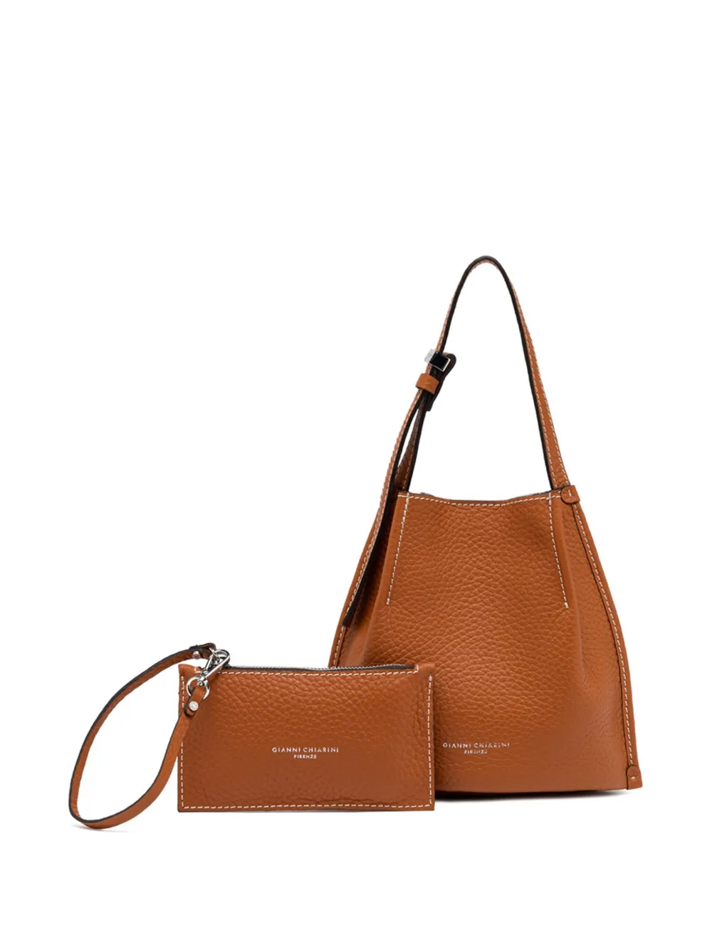 GIANNI CHIARINI Dory schoudertas Bruin