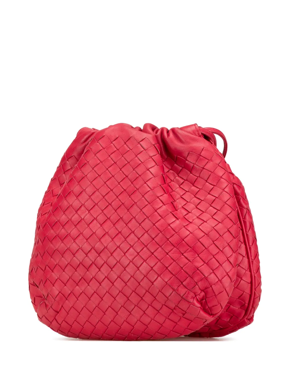 Bottega Veneta Pre-Owned 2010 Nappa Intrecciato crossbodytas - Rood