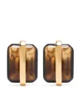 Jil Sander gradient-effect earrings - Gold