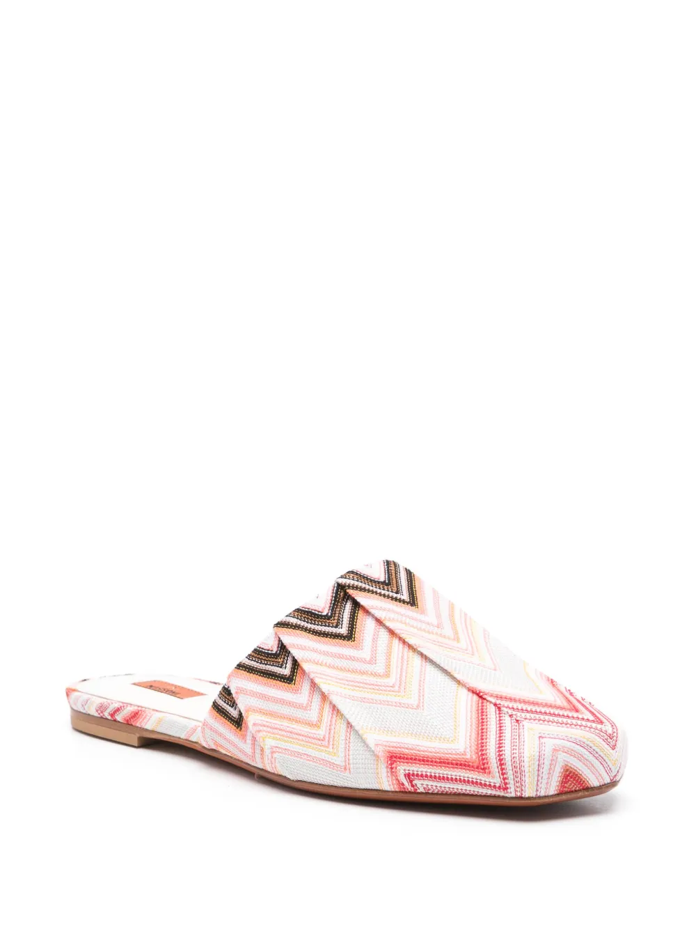 Missoni Slippers met zigzag-patroon - Roze